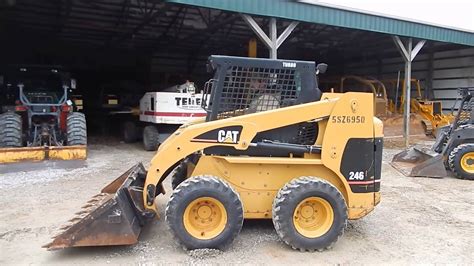 how steep stand behind skid steer|cat 246 skid steer tips.